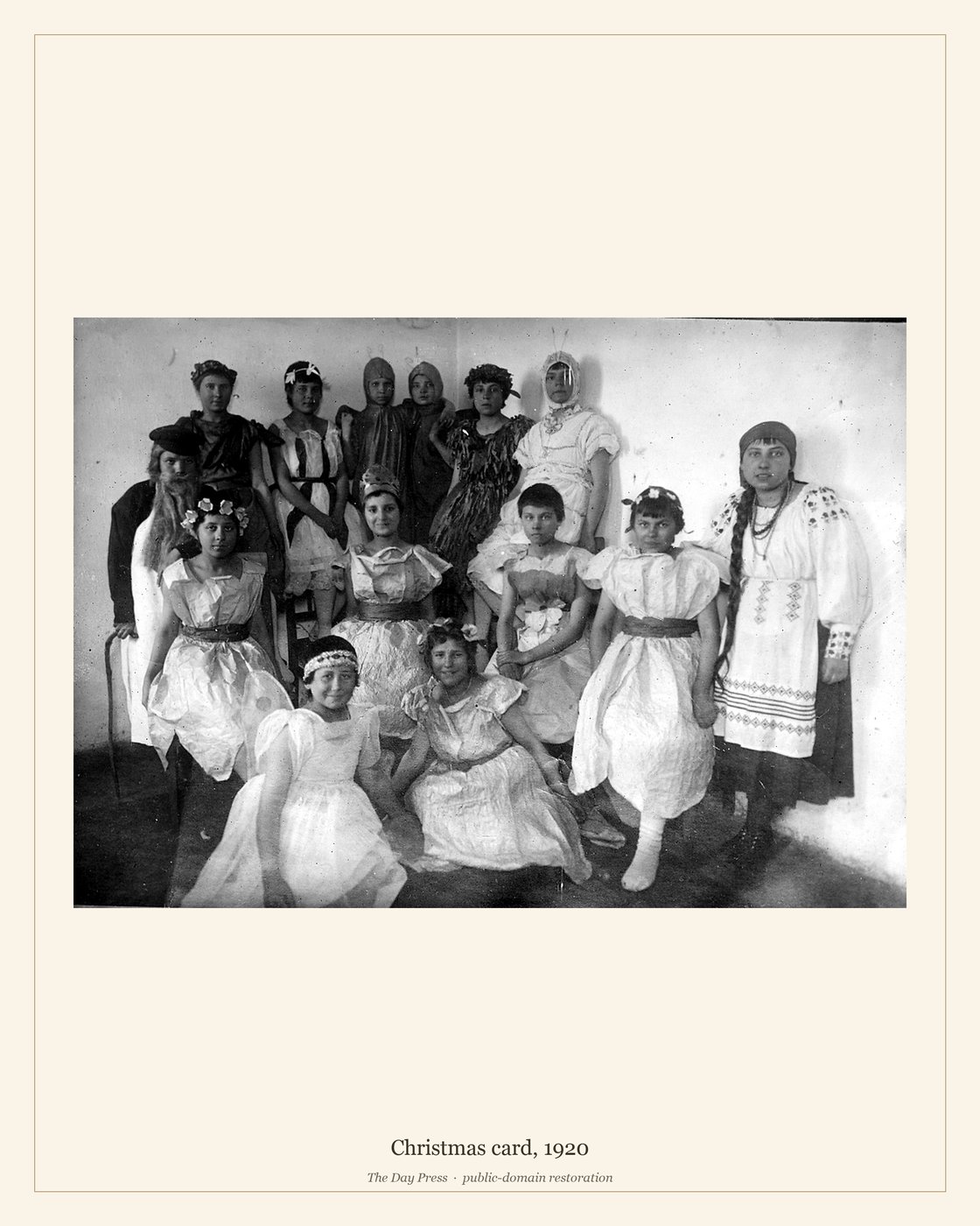 Christmas card, 1920