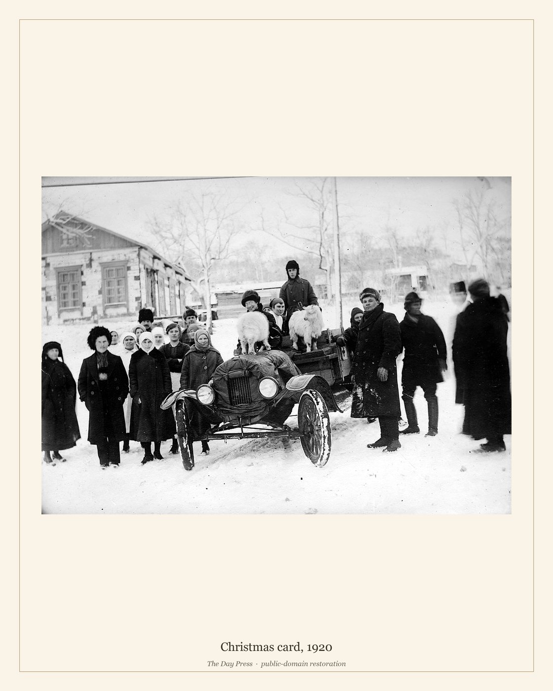 Christmas card, 1920