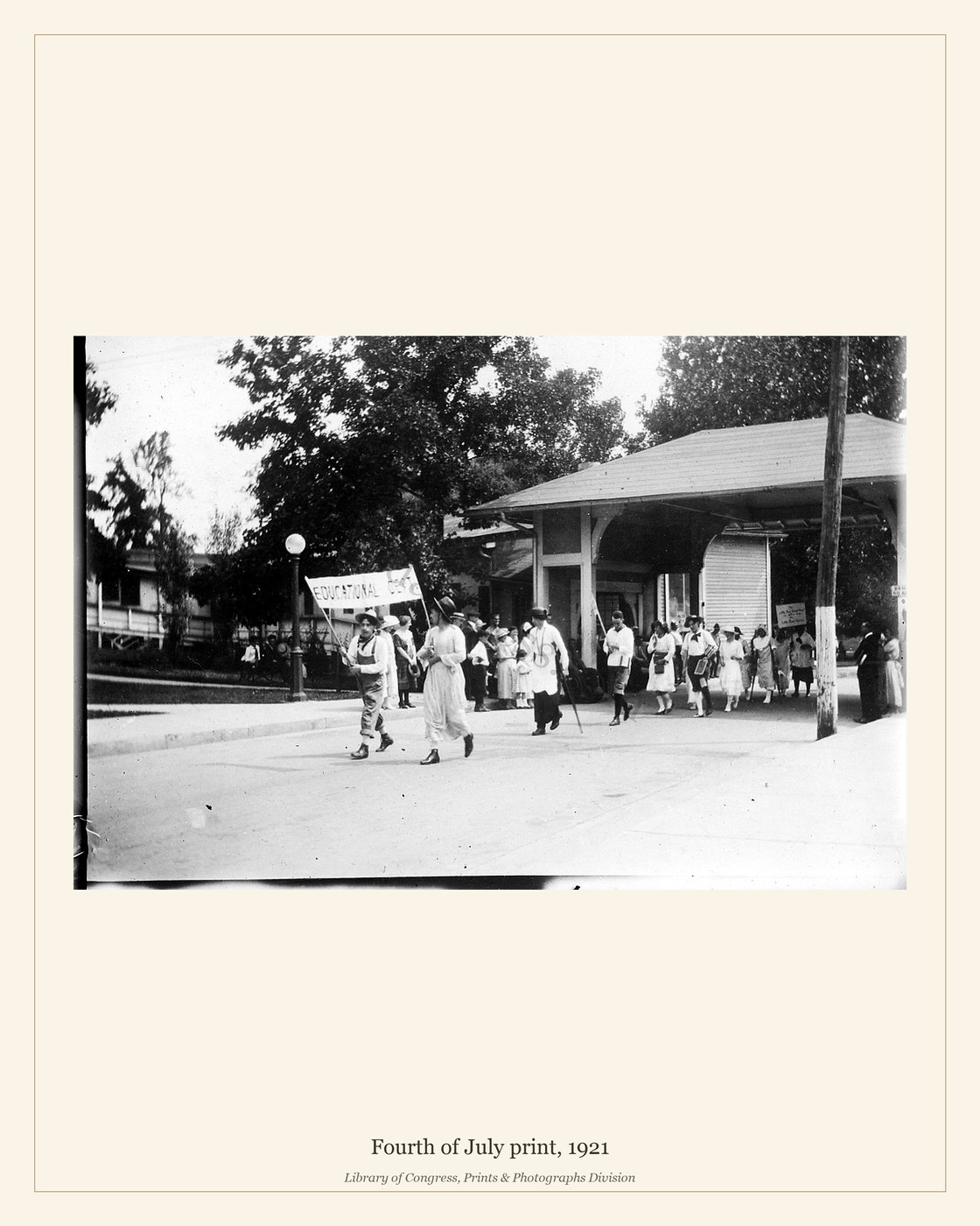 Fourth of July print, 1921 — watermarked preview