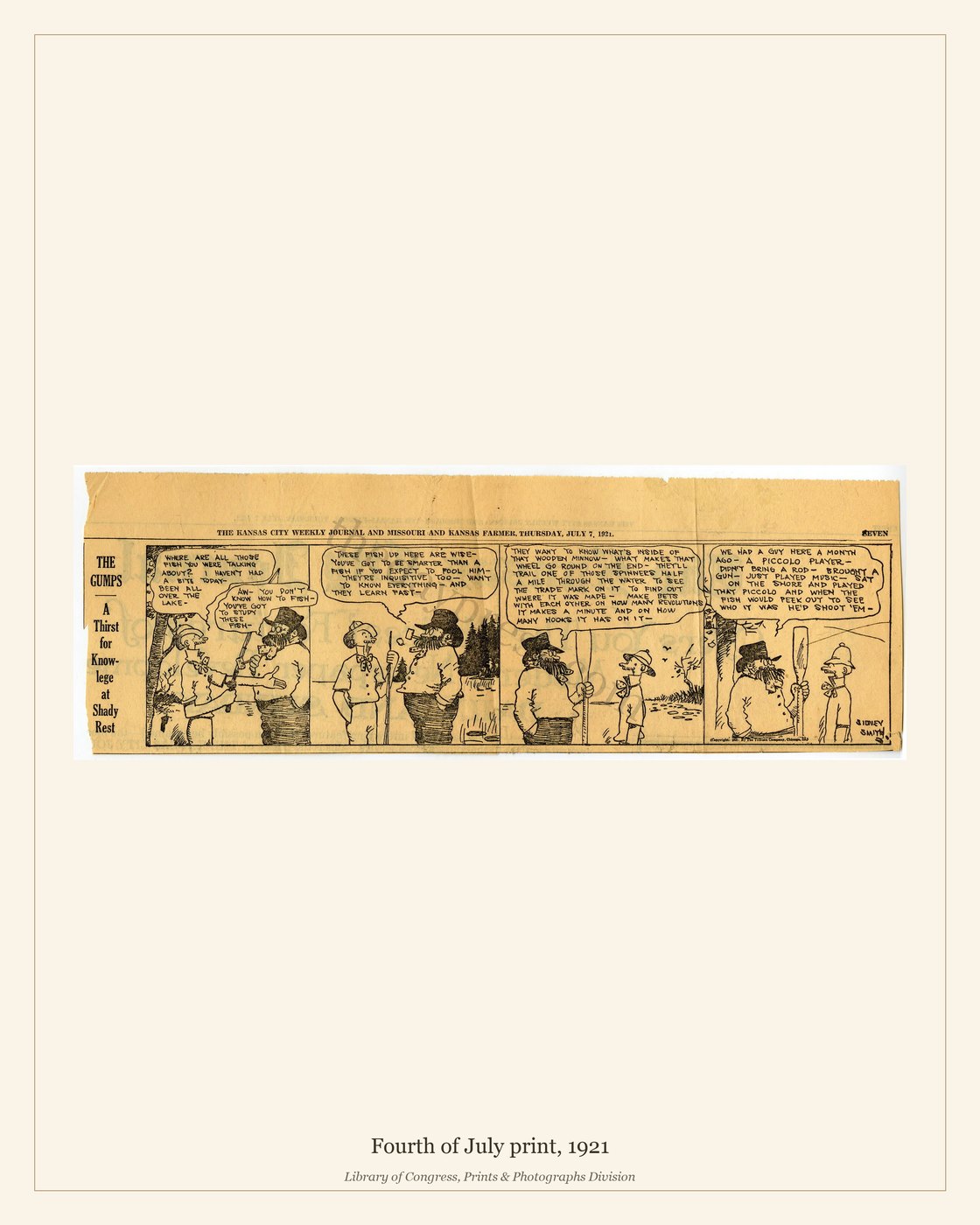 Fourth of July print, 1921 — watermarked preview