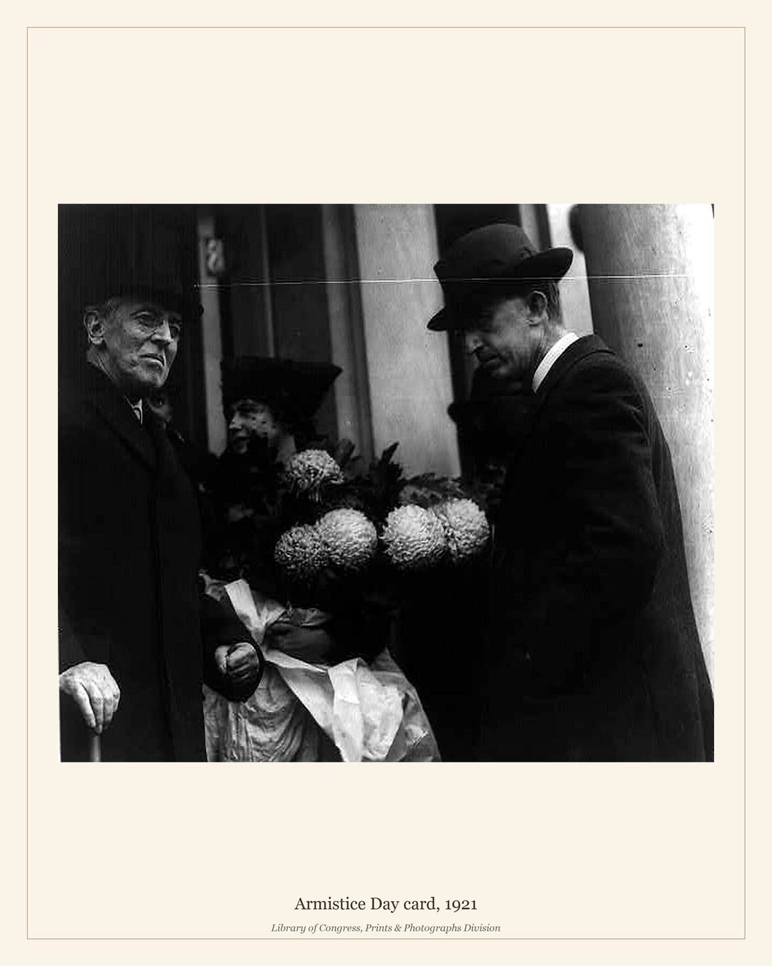 Armistice Day card, 1921 — watermarked preview