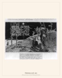 Christmas card, 1921