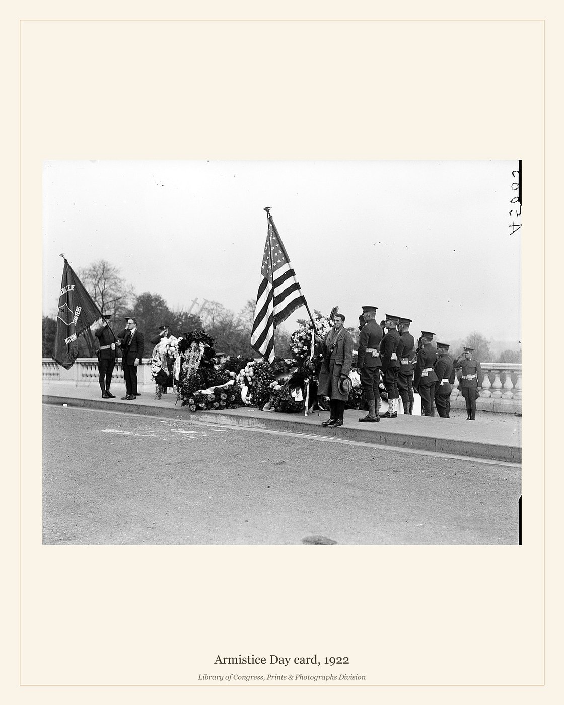 Armistice Day card, 1922 — watermarked preview