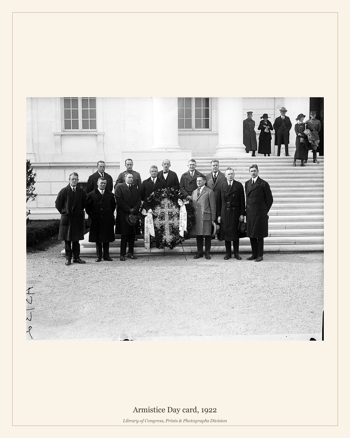 Armistice Day card, 1922 — watermarked preview