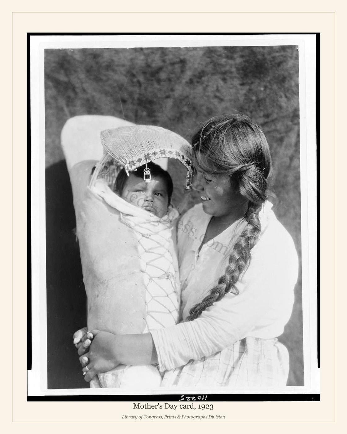 Mother's Day card, 1923 — watermarked preview