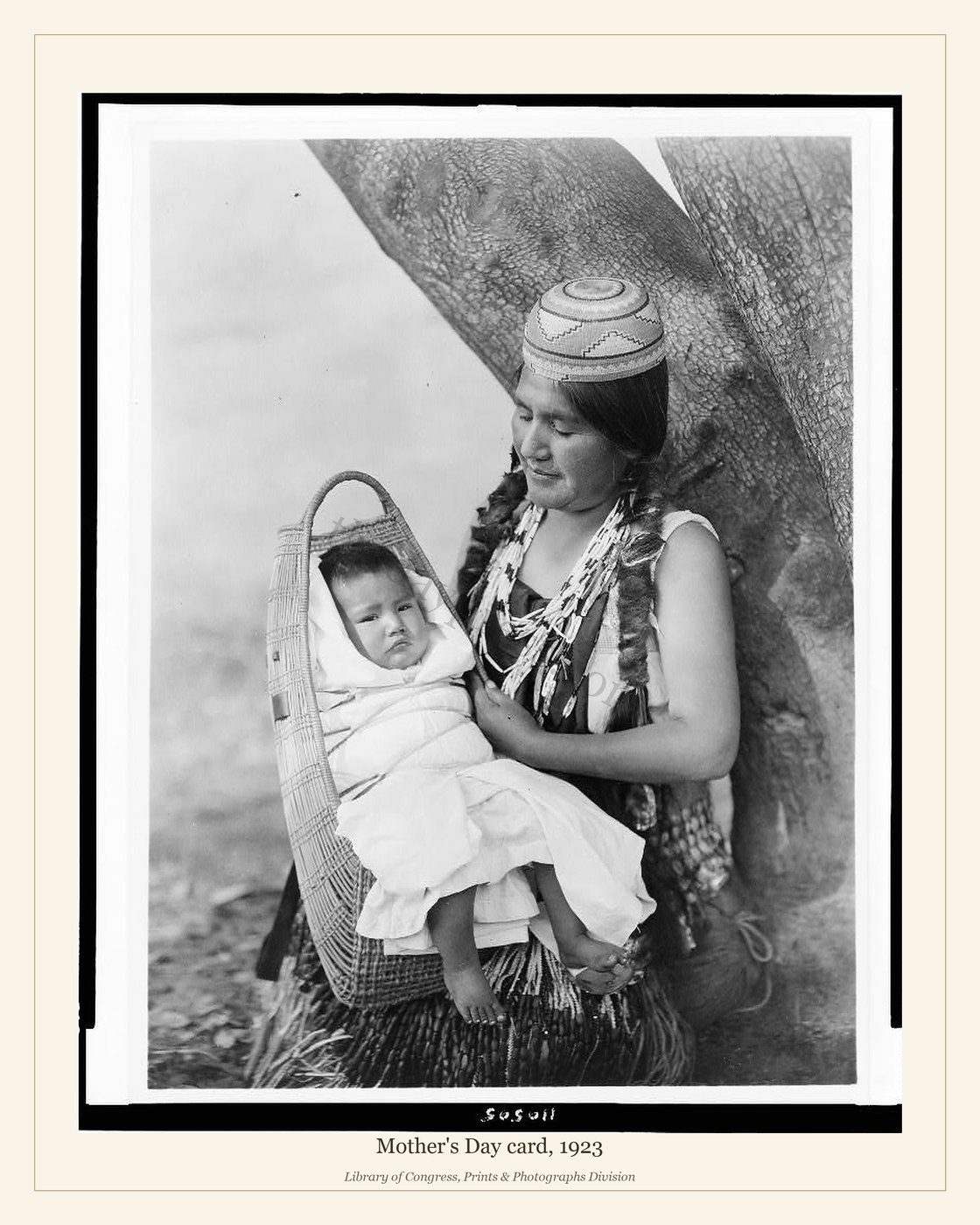 Mother's Day card, 1923 — watermarked preview