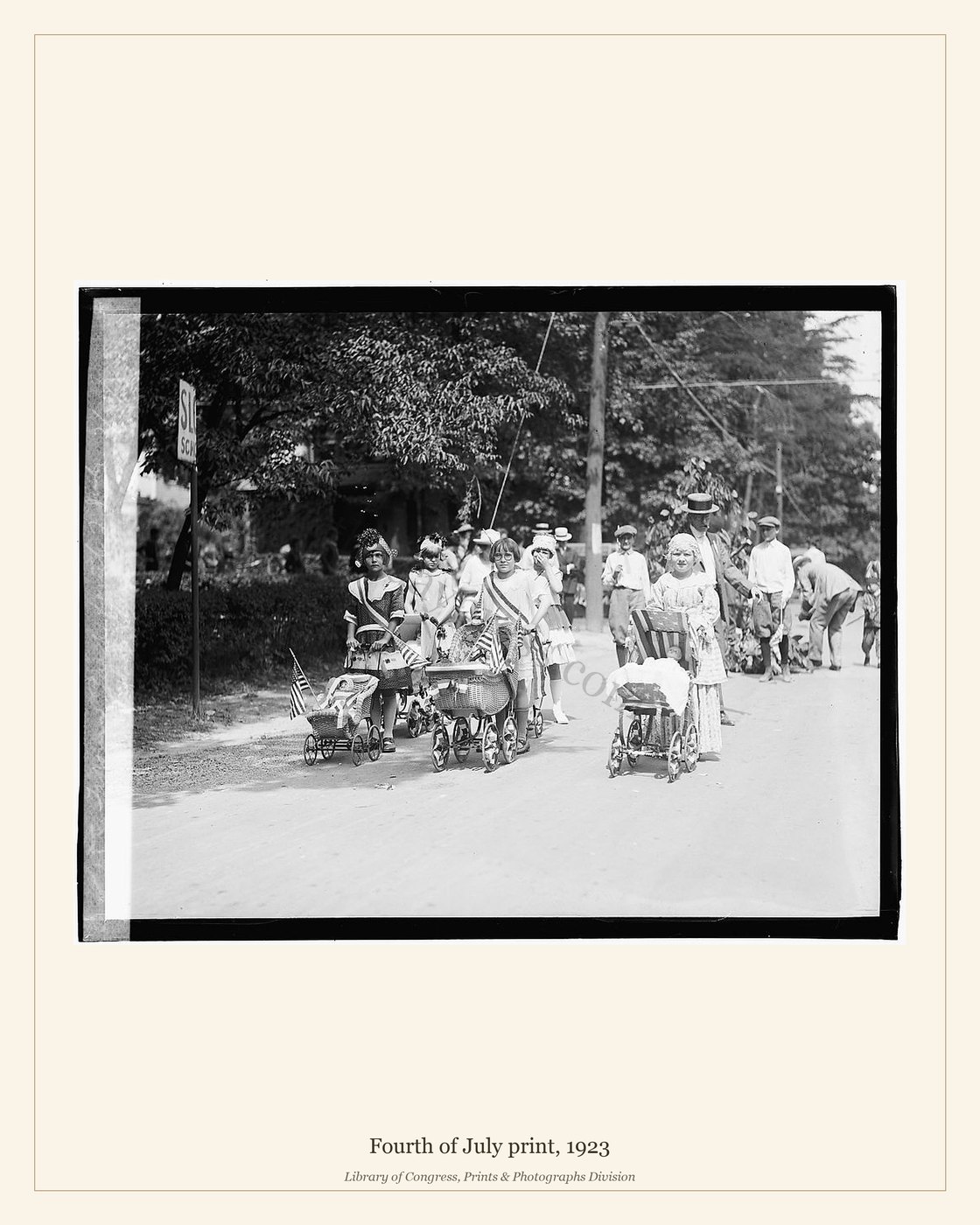 Fourth of July print, 1923 — watermarked preview
