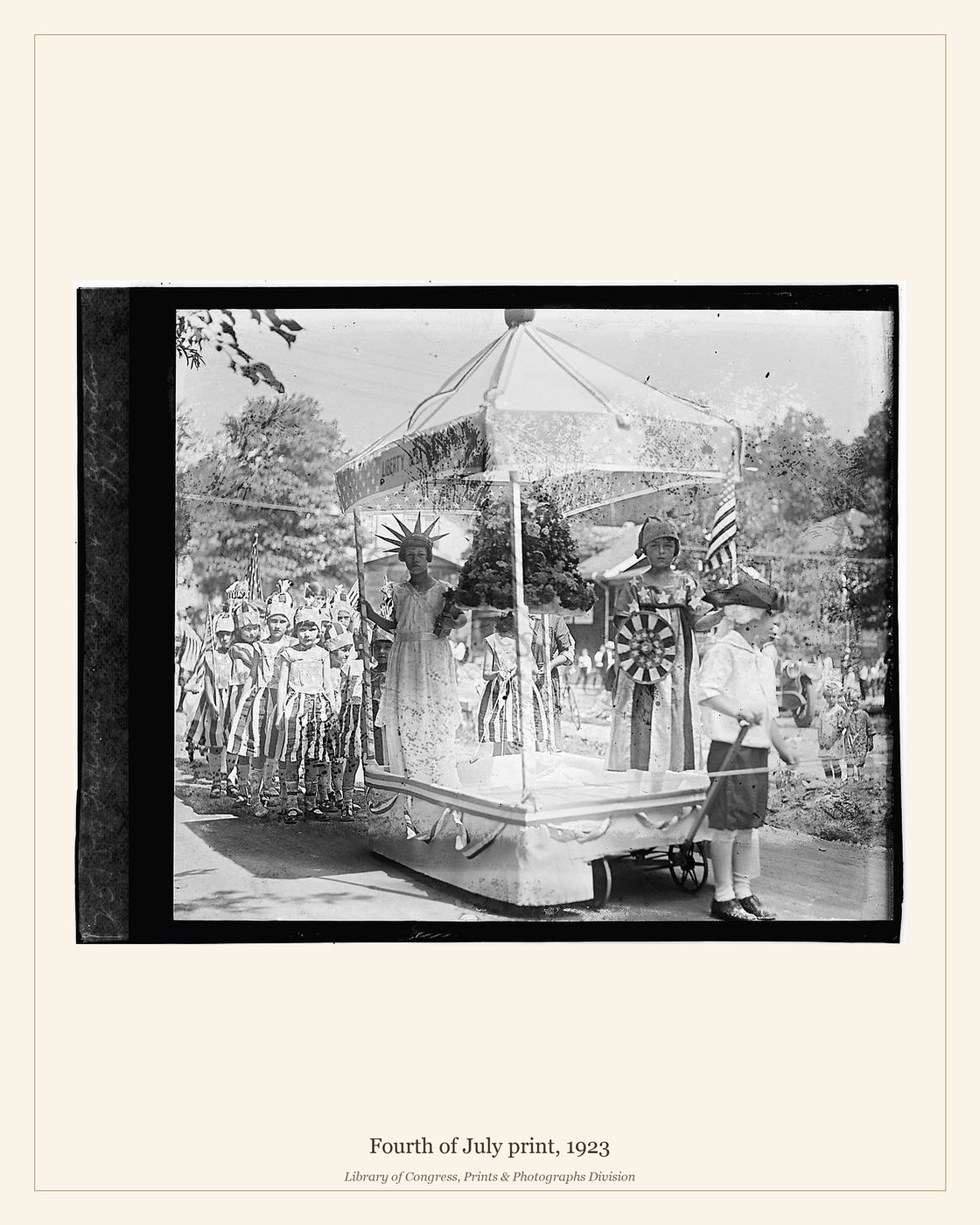 Fourth of July print, 1923 — watermarked preview