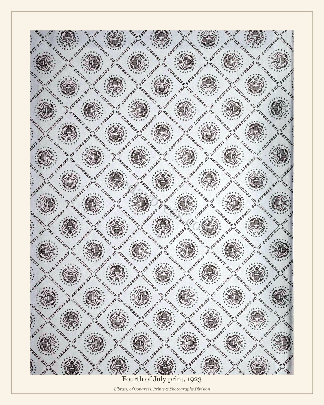 Fourth of July print, 1923 — watermarked preview