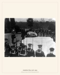 Armistice Day card, 1923