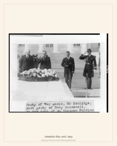 Armistice Day card, 1923