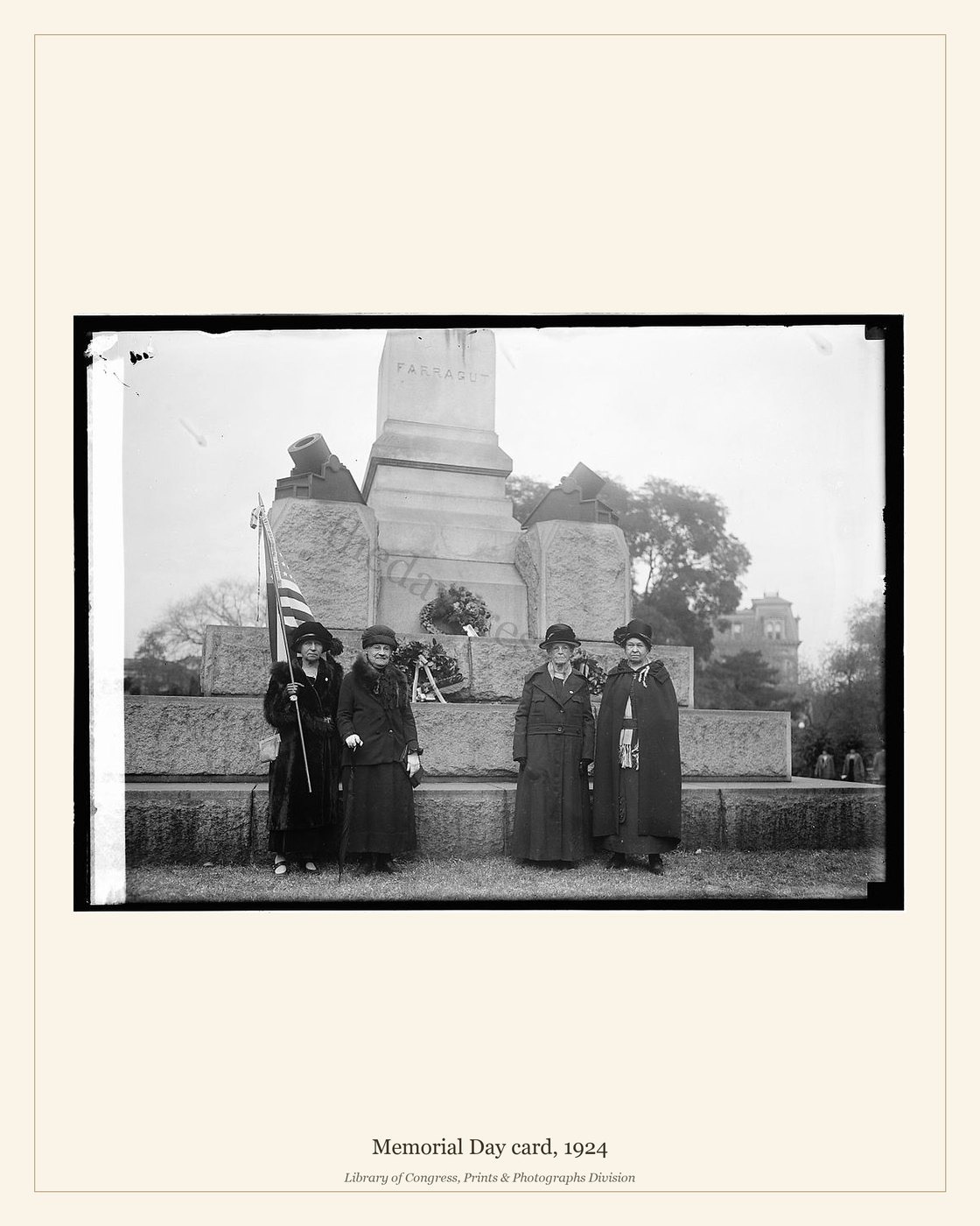 Memorial Day card, 1924 — watermarked preview