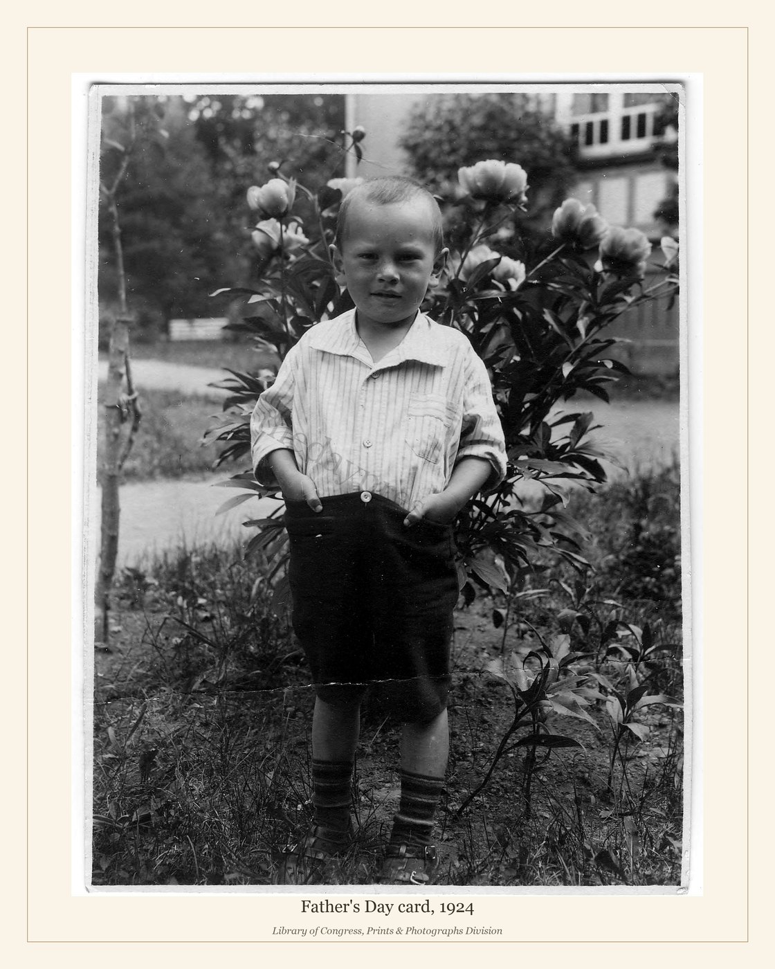 Father's Day card, 1924 — watermarked preview