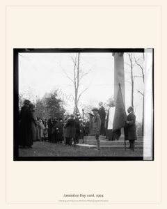 Armistice Day card, 1924