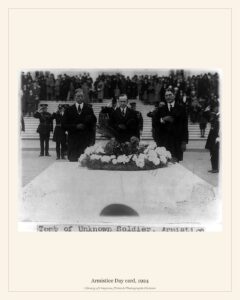Armistice Day card, 1924
