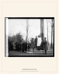 Armistice Day card, 1924