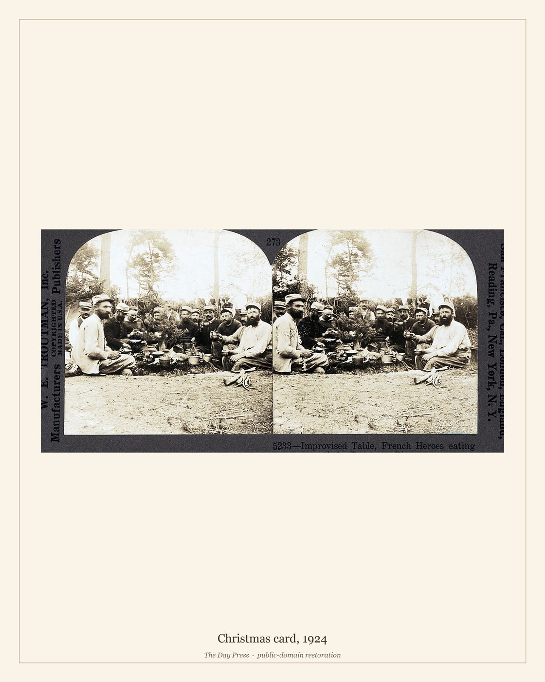 Christmas card, 1924