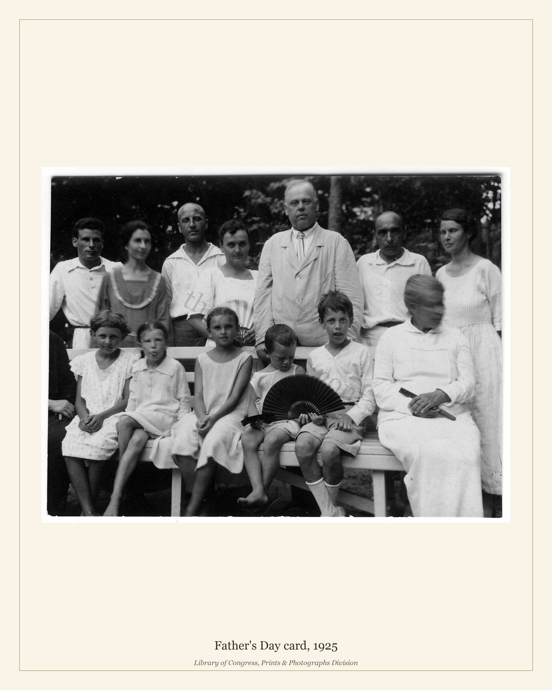 Father's Day card, 1925 — watermarked preview
