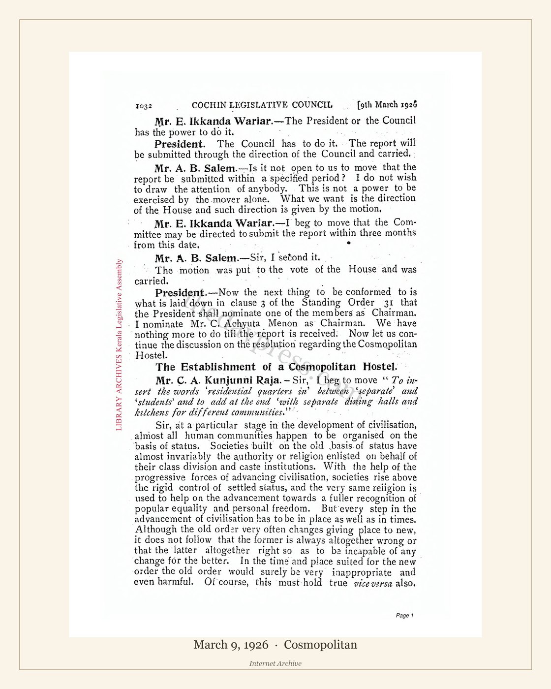 Cosmopolitan — March 9, 1926 — watermarked preview