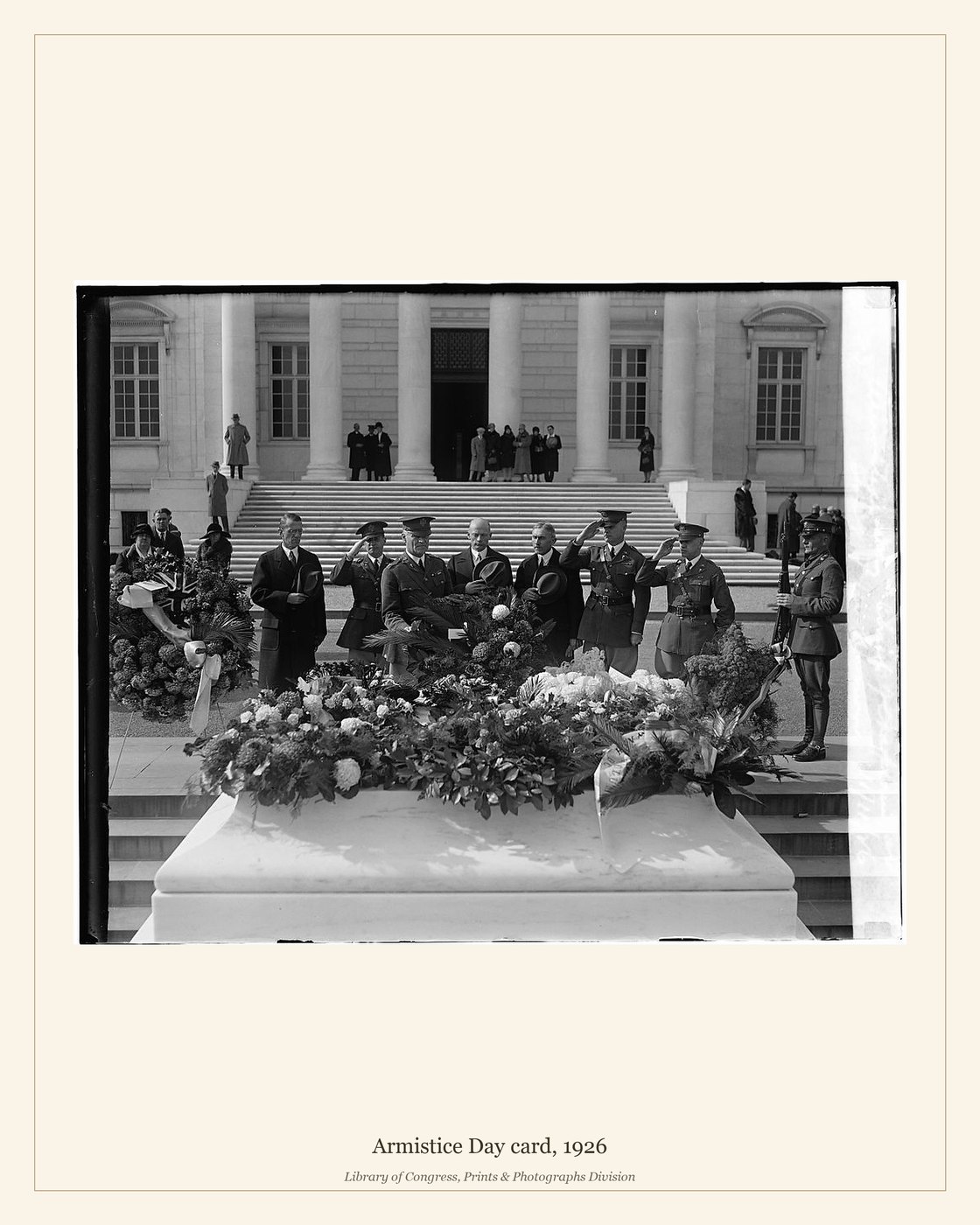 Armistice Day card, 1926 — watermarked preview