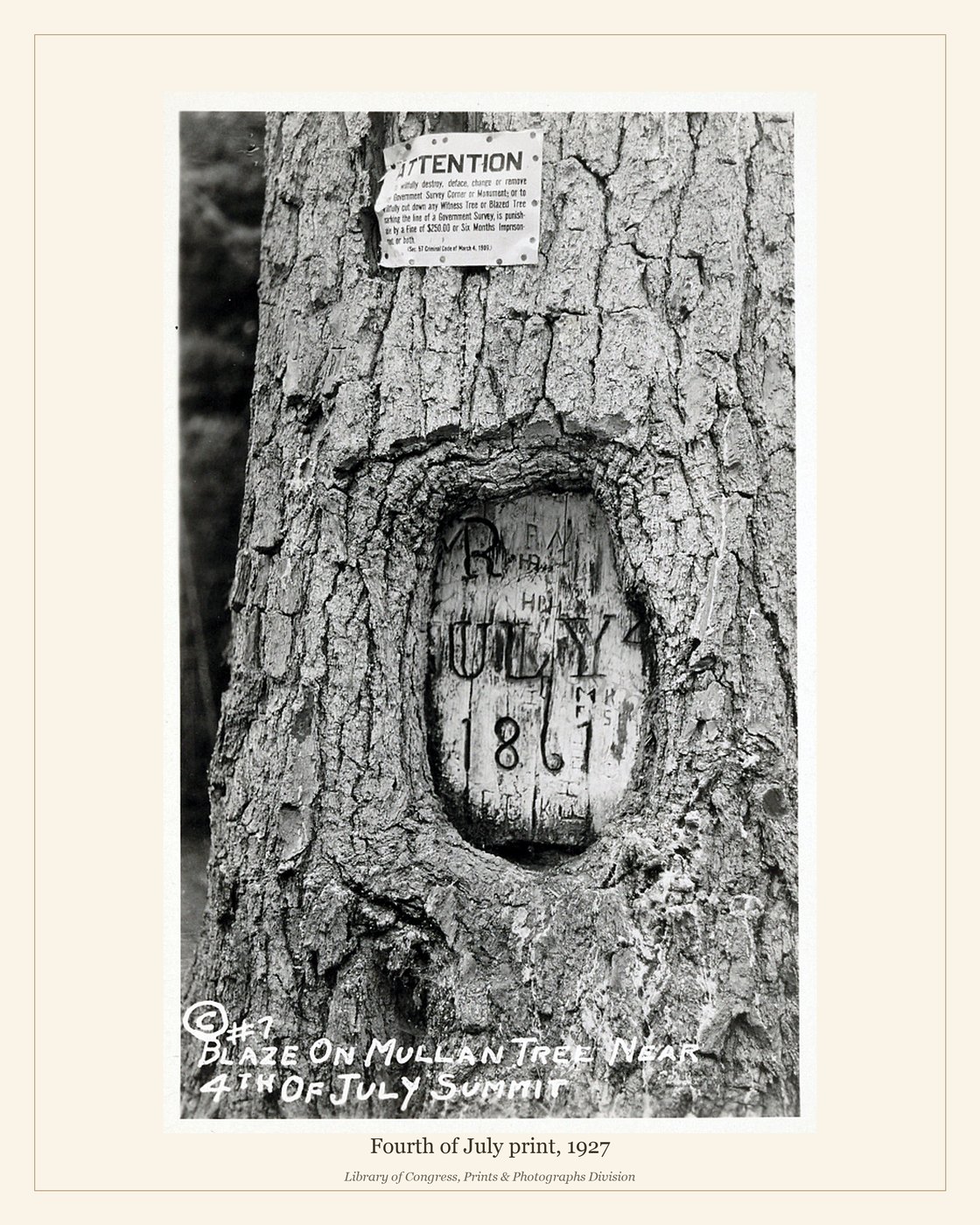 Fourth of July print, 1927 — watermarked preview