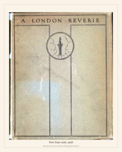 New Year card, 1928